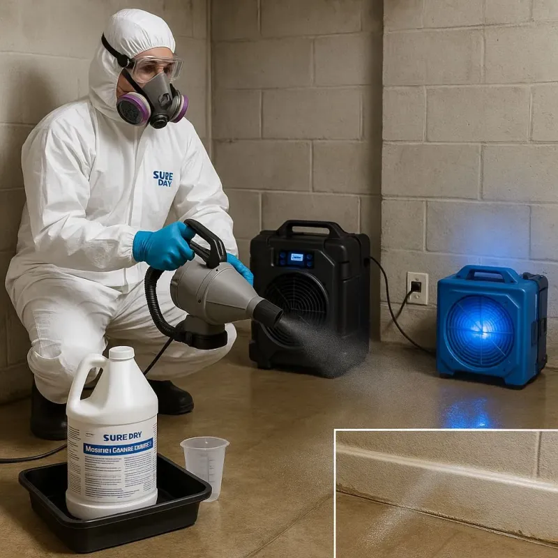 Sanitization and Odor Removal process in Brandon, MS