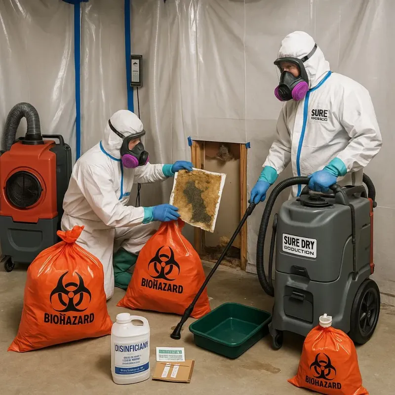 Contaminated Water Handling Protocols process in Brandon, MS